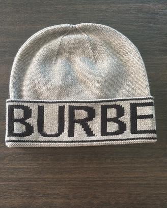 Berretto Burberry con Logo Grigio 🧣
