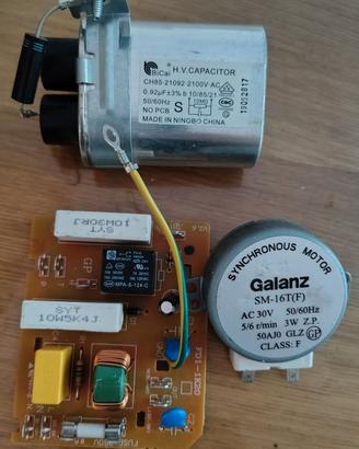 Ricambi microonde – condensatore HV + motorino + s