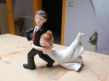 Sposini Sopratorta sposo tira Sposa, divertente 