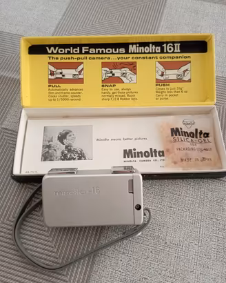 Microcamera fotocamera Minolta 16 II