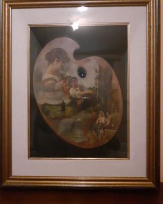 Quadro Pasquale Ruggiero su tavolozza