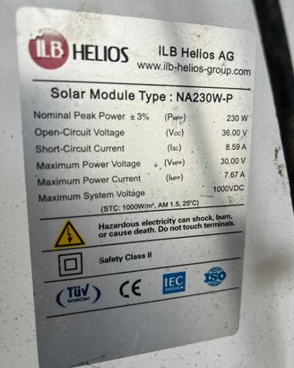 Pannelli fotovoltaici