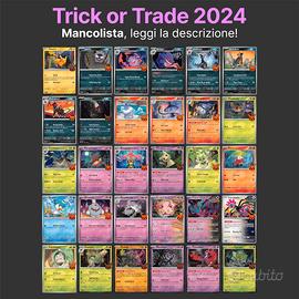 Mancolista Pokemon Trick or Trade 2024