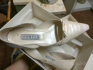 scarpe basse artigianali da cerimonia 