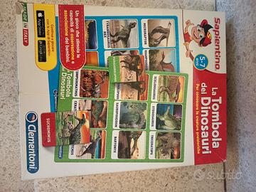 la tombola dei dinosauri clementoni