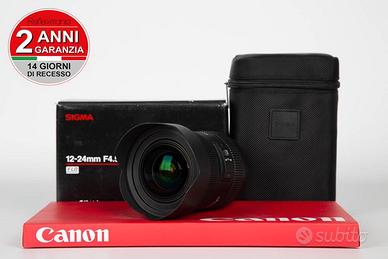 Sigma 12-24mm f4.5-5.6 DG HSM II Canon USATO GARAN