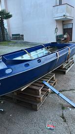 Cofano/ patanella legno marino vetroresinato