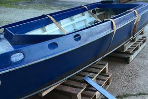 Cofano/ patanella legno marino vetroresinato