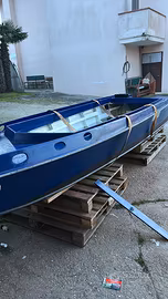 Cofano/ patanella legno marino vetroresinato