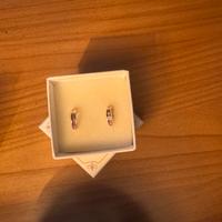 Coppia Hoop Baguette Amabile fucsia