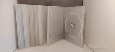 Set Custodie Vuote DVD CD Videogiochi trasparenti