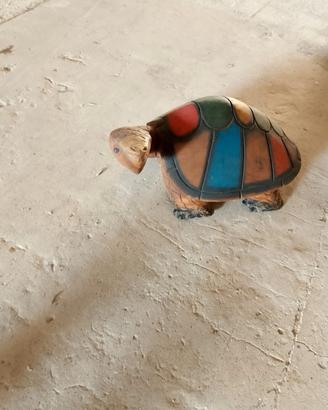 tartaruga in legno 