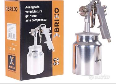 AEROGRAFO VERNICIATURA GR.1000 ARIA COMPRESSA