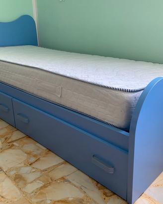 Letto cameretta con materasso