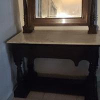 toelettina antica con specchiera – pezzo originale