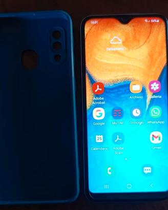 Samsung Galaxy A20e, cover + 3 vetri temperati