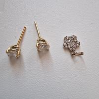 orecchini pendente oro 18k