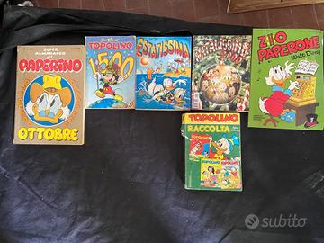Fumetto almanacchi topolino paperino anni 80