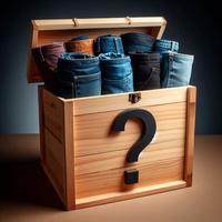 mistery box di 4 pantaloni/ jeans (taglia XXL)