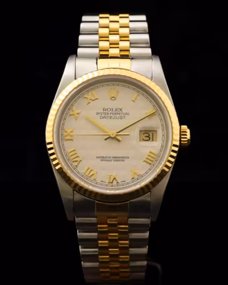 Rolex Datejust steel gold 36 mm 16233 box&papers
