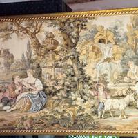 Aubosson arazzo francese coppia di amanti