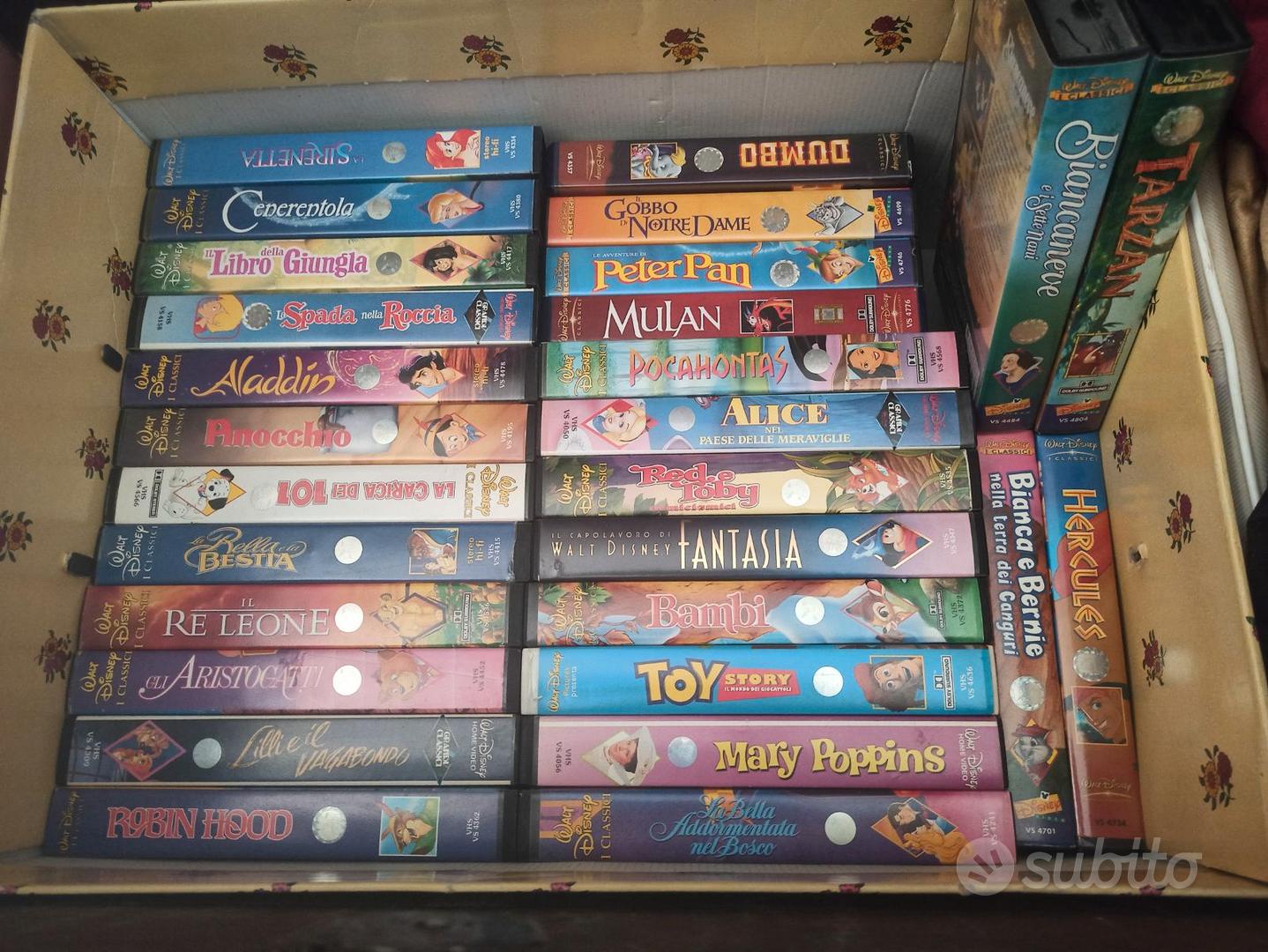 Cassette VHS cartoni Whalt Disney Audio/Video In vendita a Roma