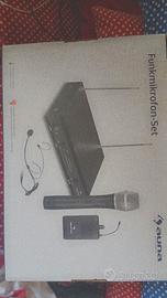 set microfoni con filo o senza a cerchietto 