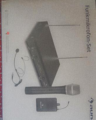 set microfoni con filo o senza a cerchietto 