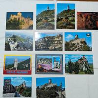 CARTOLINE POSTALI VINTAGE 12 PEZZI REP.DI S.MARINO