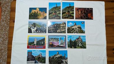 CARTOLINE POSTALI VINTAGE 12 PEZZI REP.DI S.MARINO