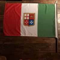 Bandiera con asta acciaio inox