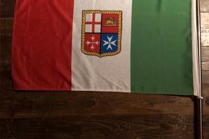 Bandiera con asta acciaio inox