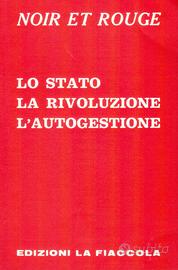 Noir et rouge Lo Stato la rivoluzion Fiaccola 1974