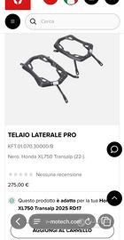 Telai per valigie Sw-Motech Honda Transalp 750
