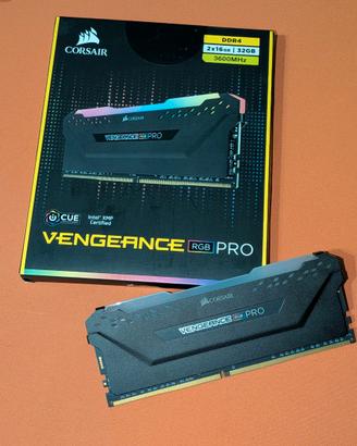 RAM Corsair Vengeance RGB PRO – 16GB DDR4 3600MHz