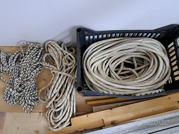 Cime per ancora barca e anche per lavori edili