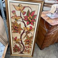 Batik indonesiano su tela di cotone,