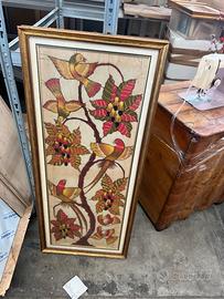 Batik indonesiano su tela di cotone,