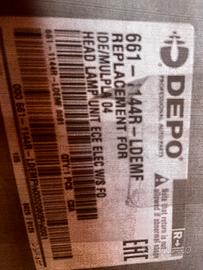 Fari anteriori Fiat Idea in confezione DEPO