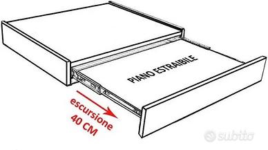 RIBASSATORipiano estraibile lavatrice asciugatrice
