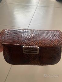 Borsa pitone + 1 portamonete + portafoglio