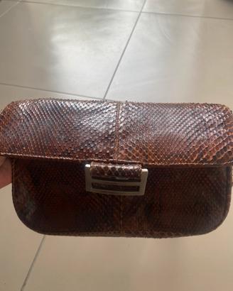Borsa pitone + 1 portamonete + portafoglio