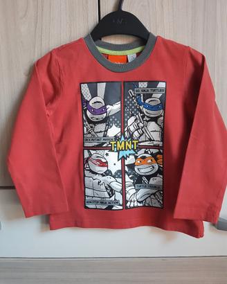 Maglietta maniche lunghe bambino Tartarughe Ninja