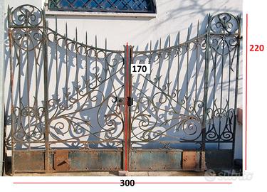 cancello in ferro battuto