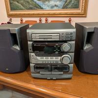 Stereo e casse Jvc