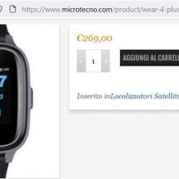 OROLOGIO GPS TRACKER WEAR-4 PLUS