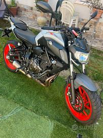 Yamaha mt07 35kw 2200km