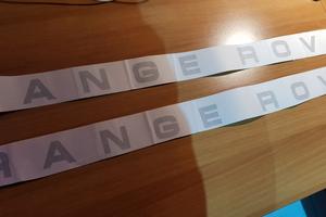 Scritte auto Range Rover Classic