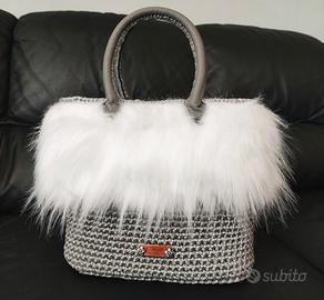 Borsa Silver -soft handmade 