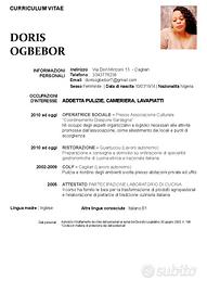 Aiutocuoco - Pulizie - Badante